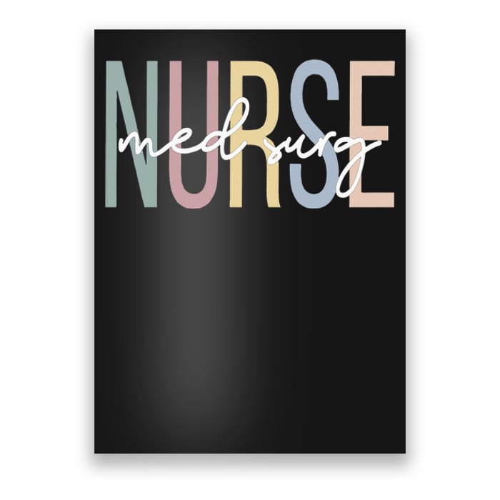 MedicalSurgical Nursing Boho Med Surg Nurse Poster