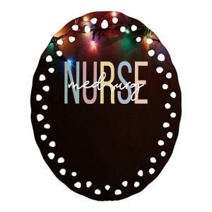 MedicalSurgical Nursing Boho Med Surg Nurse Ceramic Oval Ornament