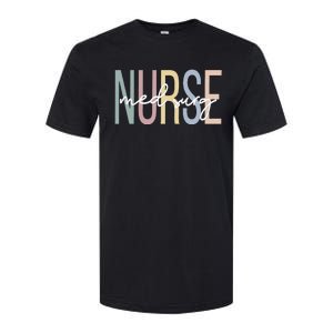 MedicalSurgical Nursing Boho Med Surg Nurse Softstyle CVC T-Shirt