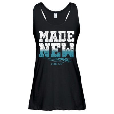 Made New Baptism Christian Ladies Essential Flowy Tank