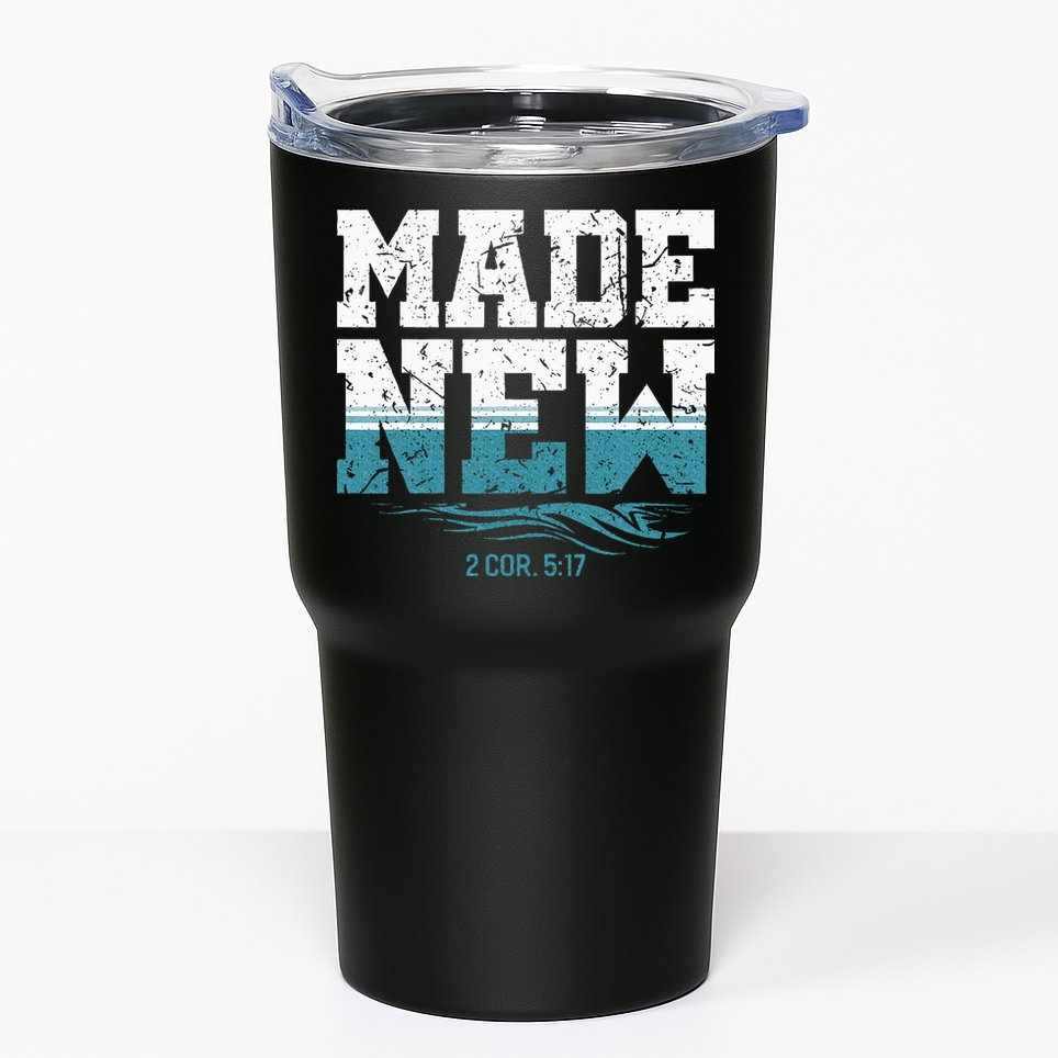 Made New Baptism Christian Tumbler