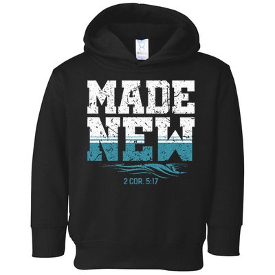 Made New Baptism Christian Toddler Hoodie