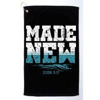 Made New Baptism Christian Golf Towel