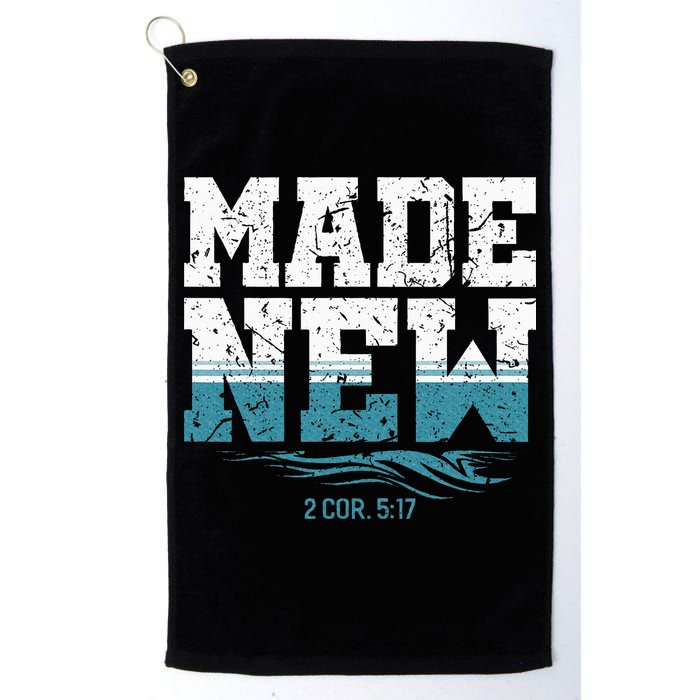 Made New Baptism Christian Golf Towel