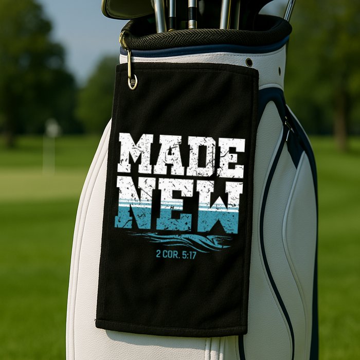 Made New Baptism Christian Golf Towel