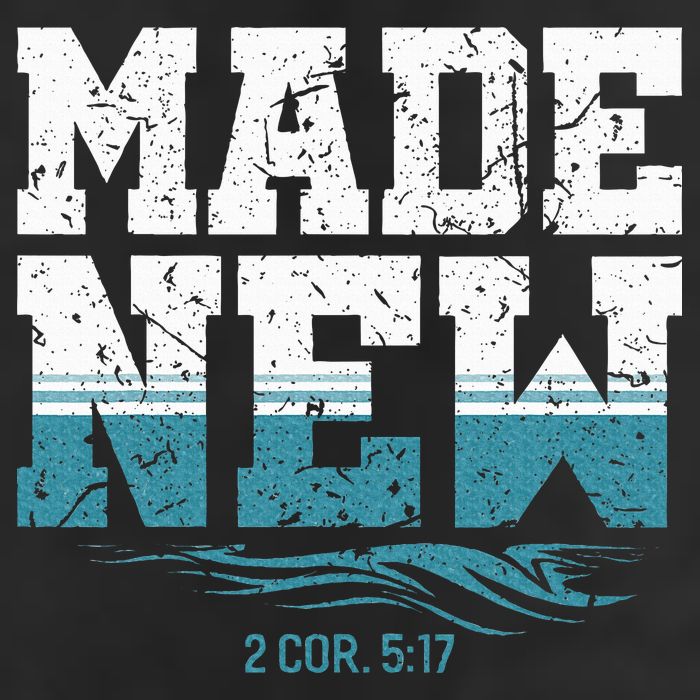 Made New Baptism Christian Golf Towel