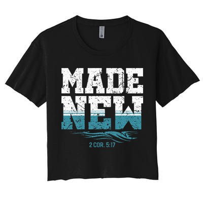 Made New Baptism Christian Crop Top