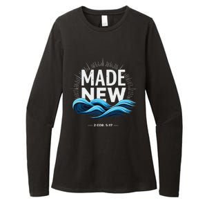 Made New Baptized Baptism Womens CVC Long Sleeve Shirt