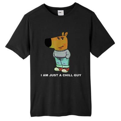 My New Character Is A Chill Guy Meme Funny Chill Guy Meme Tall Fusion ChromaSoft Performance T-Shirt