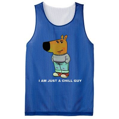 My New Character Is A Chill Guy Meme Funny Chill Guy Meme Mesh Reversible Basketball Jersey Tank