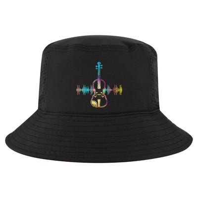 Music Notes Classical Musician Violin Player Gift Violin Cool Comfort Performance Bucket Hat
