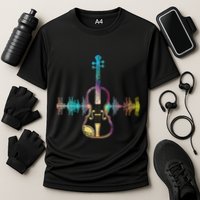 Music Notes Classical Musician Violin Player Gift Violin Cooling Performance Crew T-Shirt