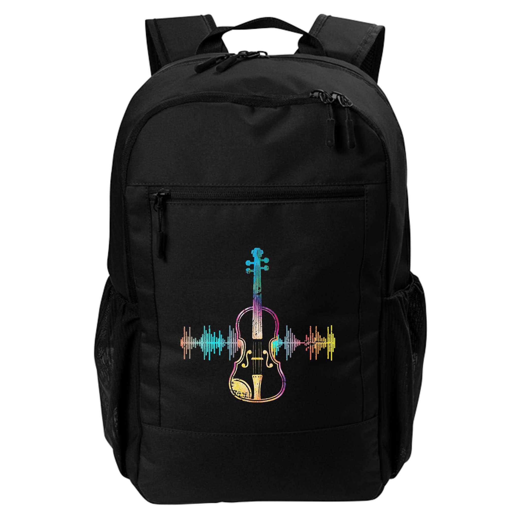 Music Notes Classical Musician Violin Player Gift Violin Backpack