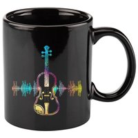 Music Notes Classical Musician Violin Player Gift Violin 11oz C Handle Ceramic Mug