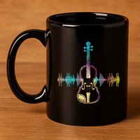Music Notes Classical Musician Violin Player Gift Violin 11oz C Handle Ceramic Mug