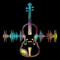 Music Notes Classical Musician Violin Player Gift Violin 16 in Basic Backpack