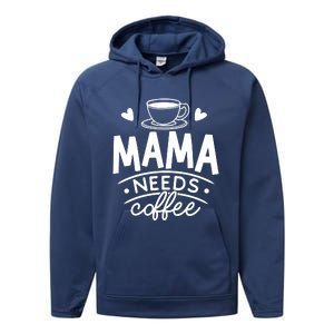 Mama Needs Coffee Performance Fleece Hoodie