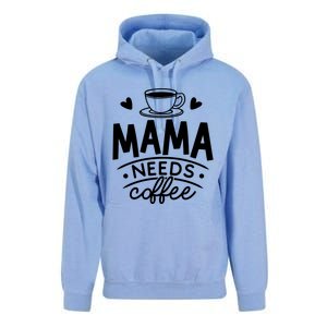 Mama Needs Coffee Unisex Surf Hoodie