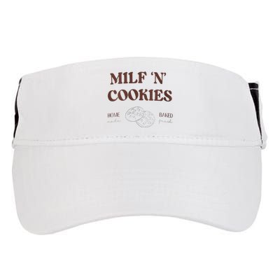 Milf ‘N’ Cookies Home Made Baked Fresh Funny MotherS Day Adult Drive Performance Visor
