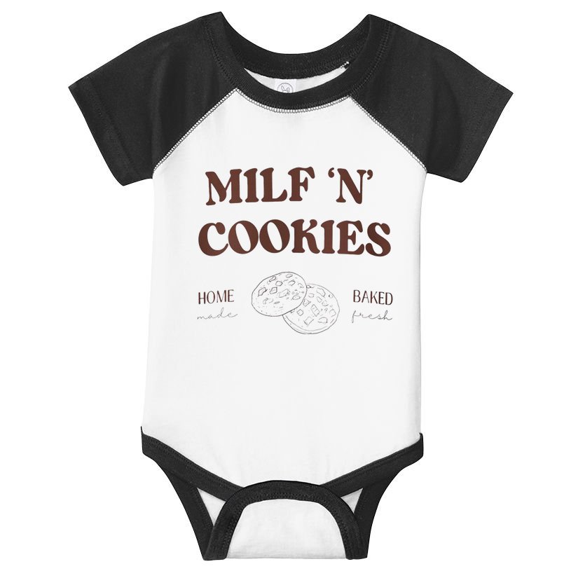 Milf ‘N’ Cookies Home Made Baked Fresh Funny MotherS Day Infant Baby Jersey Bodysuit