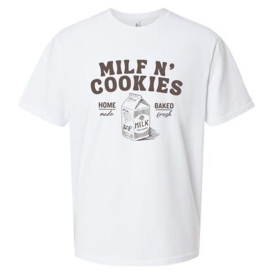 Milf N Cookies Stay At Home Sueded Cloud Jersey T-Shirt