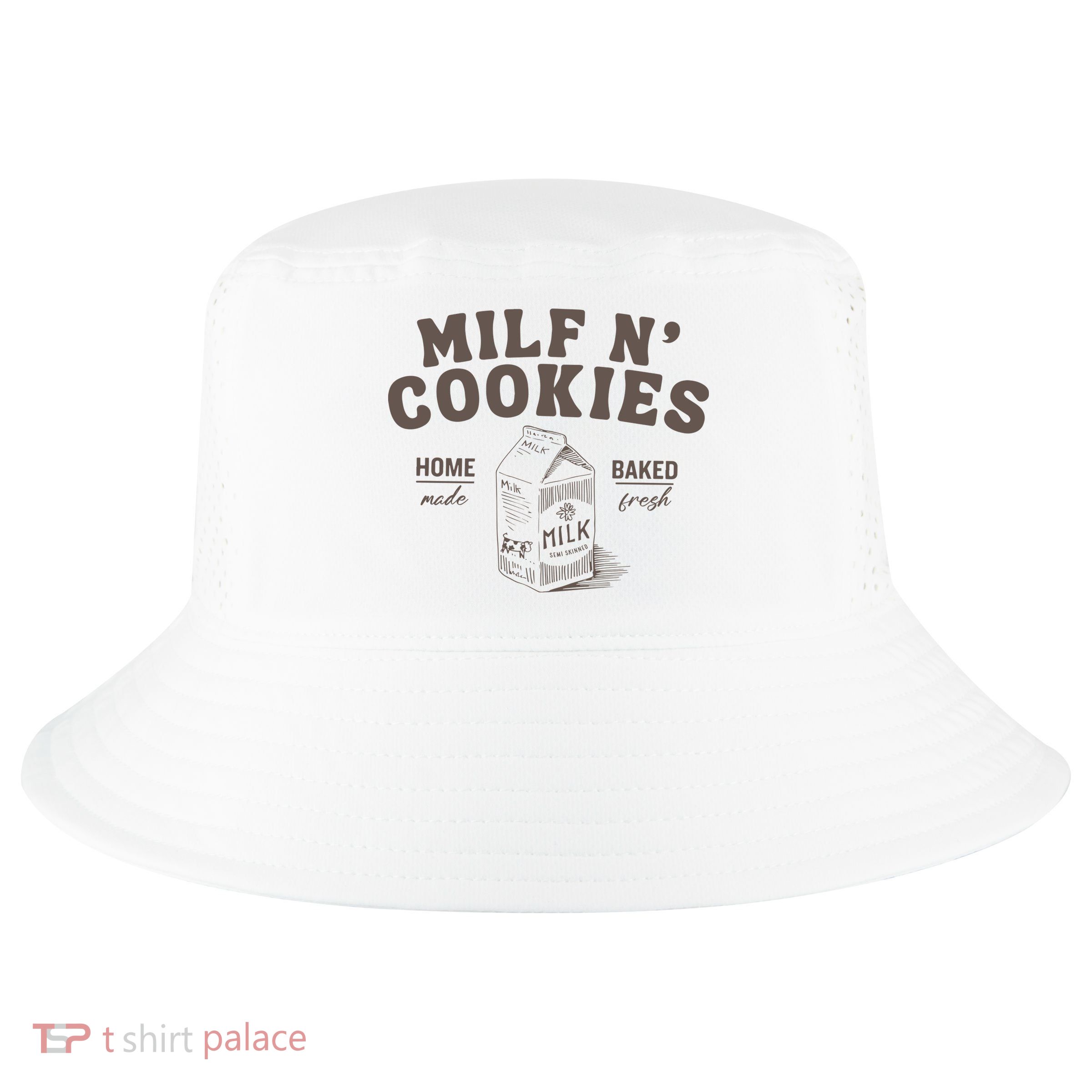 Milf N Cookies Stay At Home Cool Comfort Performance Bucket Hat
