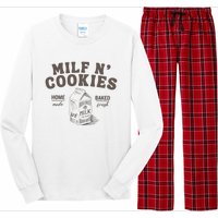 Milf N Cookies Stay At Home Long Sleeve Pajama Set