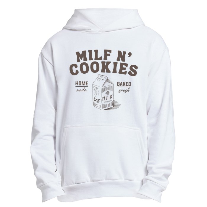 Milf N Cookies Stay At Home Urban Pullover Hoodie