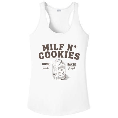 Milf N Cookies Stay At Home Ladies PosiCharge Competitor Racerback Tank