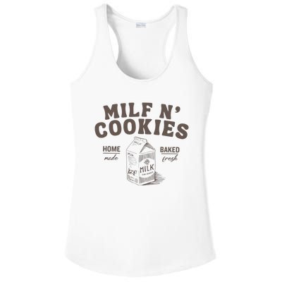 Milf N Cookies Stay At Home Ladies PosiCharge Competitor Racerback Tank