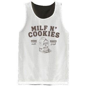 Milf N Cookies Stay At Home Mesh Reversible Basketball Jersey Tank