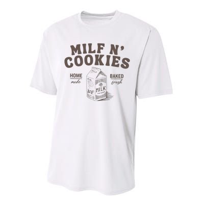 Milf N Cookies Stay At Home Performance Sprint T-Shirt