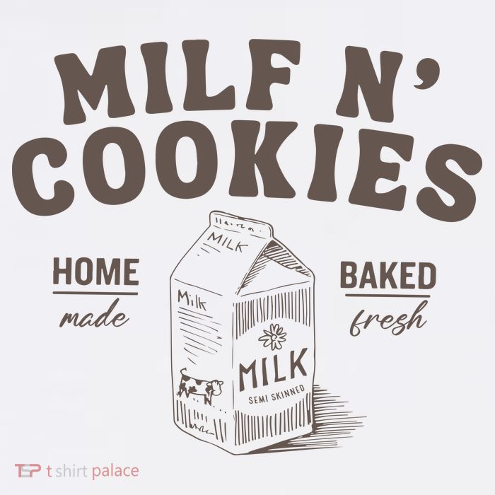 Milf N Cookies Stay At Home Premium T-Shirt