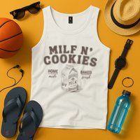 Milf N Cookies Stay At Home Tank Top