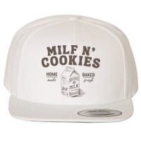 Milf N Cookies Stay At Home Wool Snapback Cap