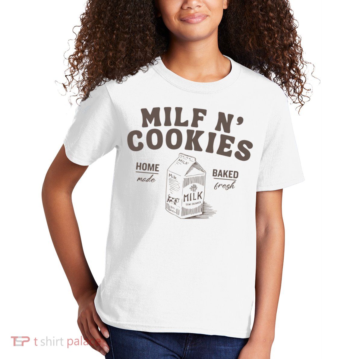 Milf N Cookies Stay At Home Kids T-Shirt