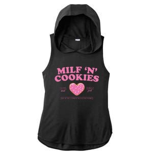 Milf N Cookies Love Home Made Baked Fresh Keep You Coming Ladies PosiCharge Tri-Blend Wicking Draft Hoodie Tank