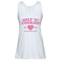 Milf N Cookies Love Home Made Baked Fresh Keep You Coming Ladies Essential Flowy Tank