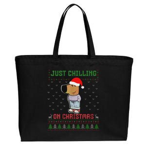 My New Character Is A Chill Guy Meme Funny Chill Guy Meme Cotton Canvas Jumbo Tote