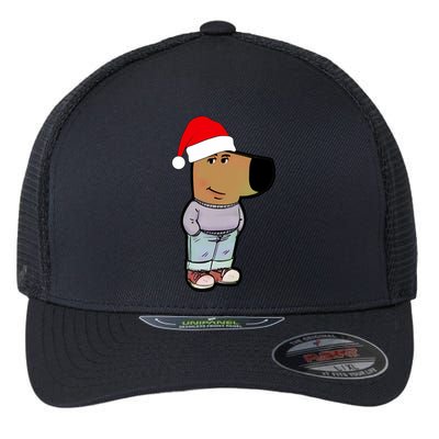 My New Character Is A Chill Guy Funny Christmas Dog Meme Flexfit Unipanel Trucker Cap