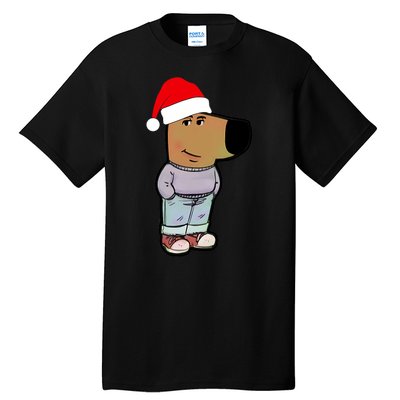 My New Character Is A Chill Guy Funny Christmas Dog Meme Tall T-Shirt