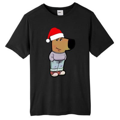 My New Character Is A Chill Guy Funny Christmas Dog Meme Tall Fusion ChromaSoft Performance T-Shirt