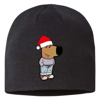 My New Character Is A Chill Guy Funny Christmas Dog Meme Sustainable Beanie