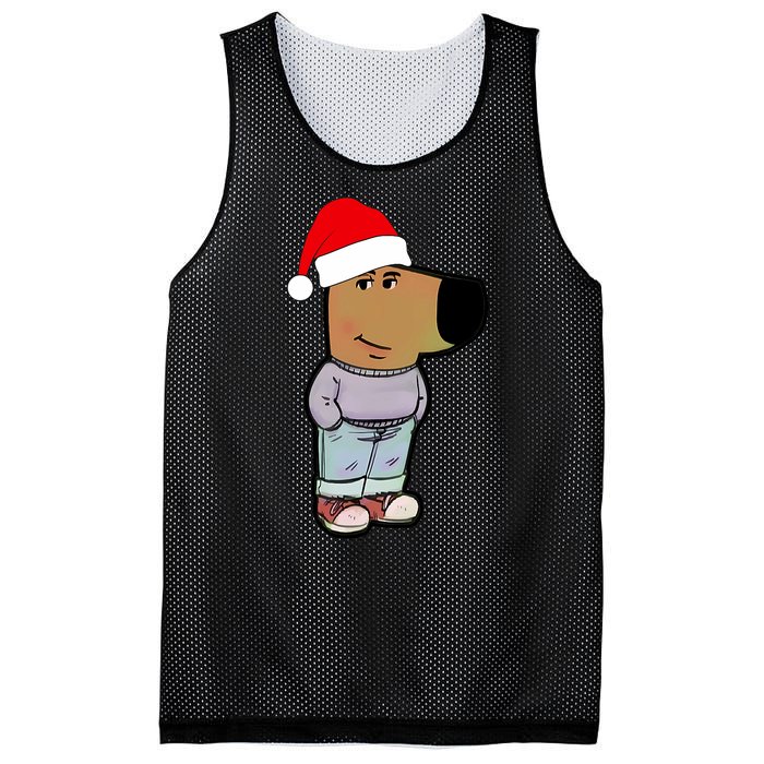 My New Character Is A Chill Guy Funny Christmas Dog Meme Mesh Reversible Basketball Jersey Tank