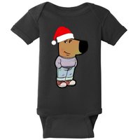 My New Character Is A Chill Guy Funny Christmas Dog Meme Baby Bodysuit