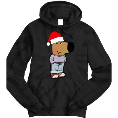 My New Character Is A Chill Guy Funny Christmas Dog Meme Tie Dye Hoodie