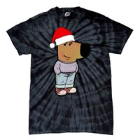 My New Character Is A Chill Guy Funny Christmas Dog Meme Tie-Dye T-Shirt