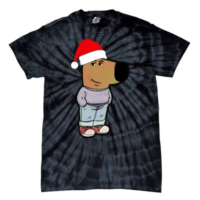 My New Character Is A Chill Guy Funny Christmas Dog Meme Tie-Dye T-Shirt