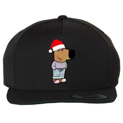 My New Character Is A Chill Guy Funny Christmas Dog Meme Wool Snapback Cap