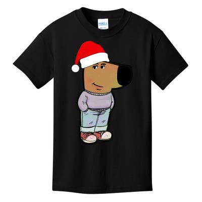 My New Character Is A Chill Guy Funny Christmas Dog Meme Kids T-Shirt